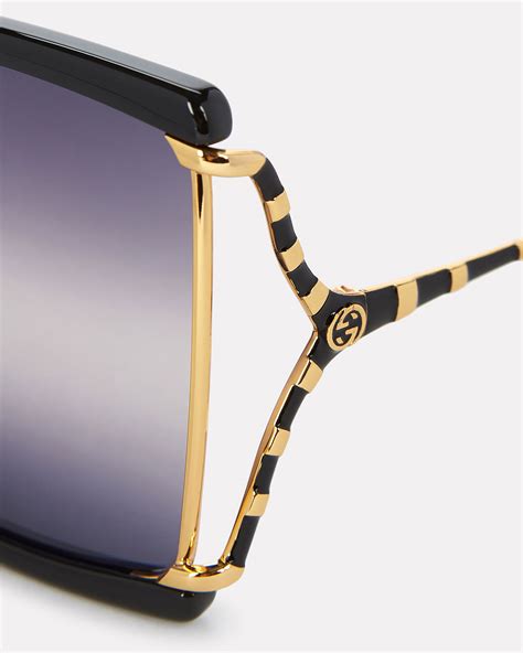 gucci oversized butterfly sunglasses.